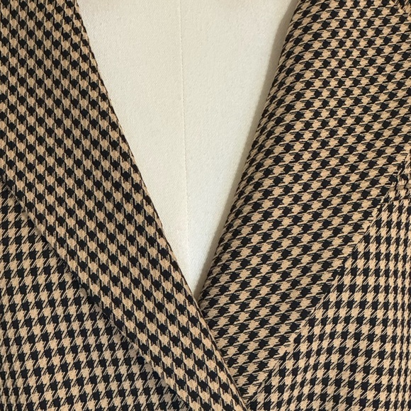 HOUSE OF HARLOW 1960 Houndstooth Cropped Blazer Jacket Casual Work Size XS Party - Picture 3 of 5